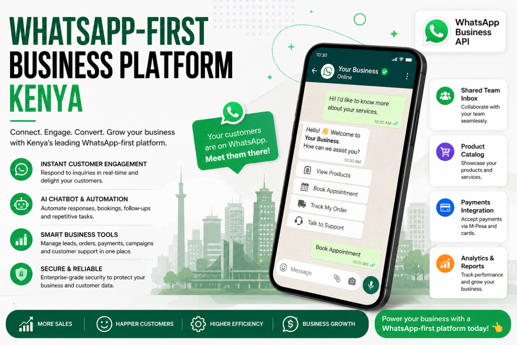 WhatsApp-first business platform Kenya