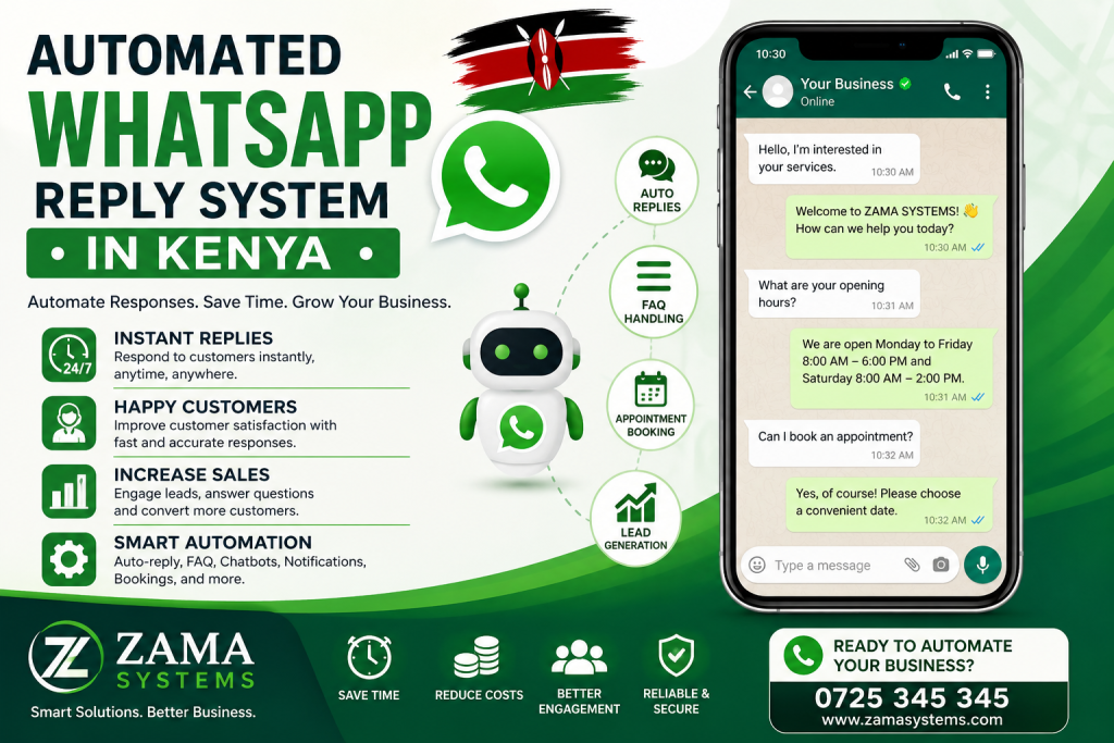 Automated WhatsApp Reply System in Kenya