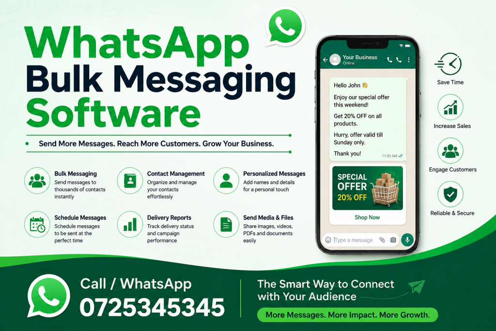 WhatsApp Bulk Messaging Software in Nairobi