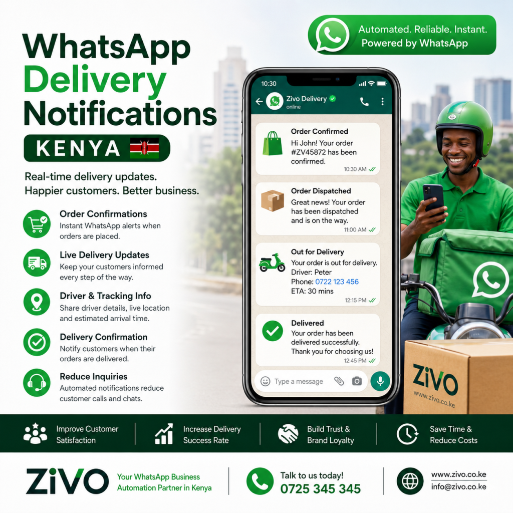 WhatsApp Delivery Notifications Kenya