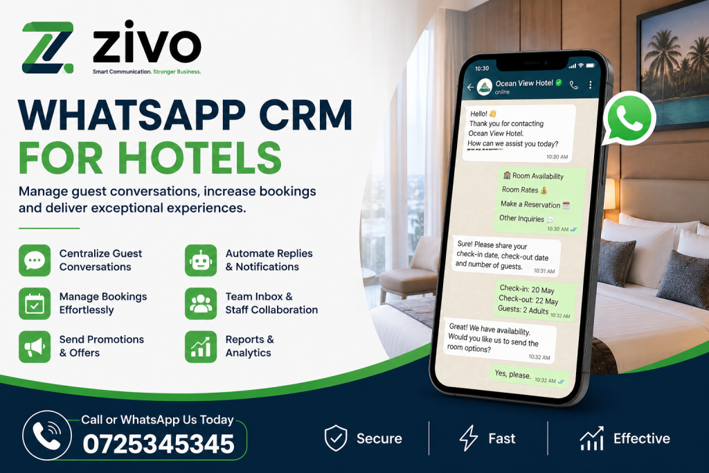 WhatsApp CRM for Hotels