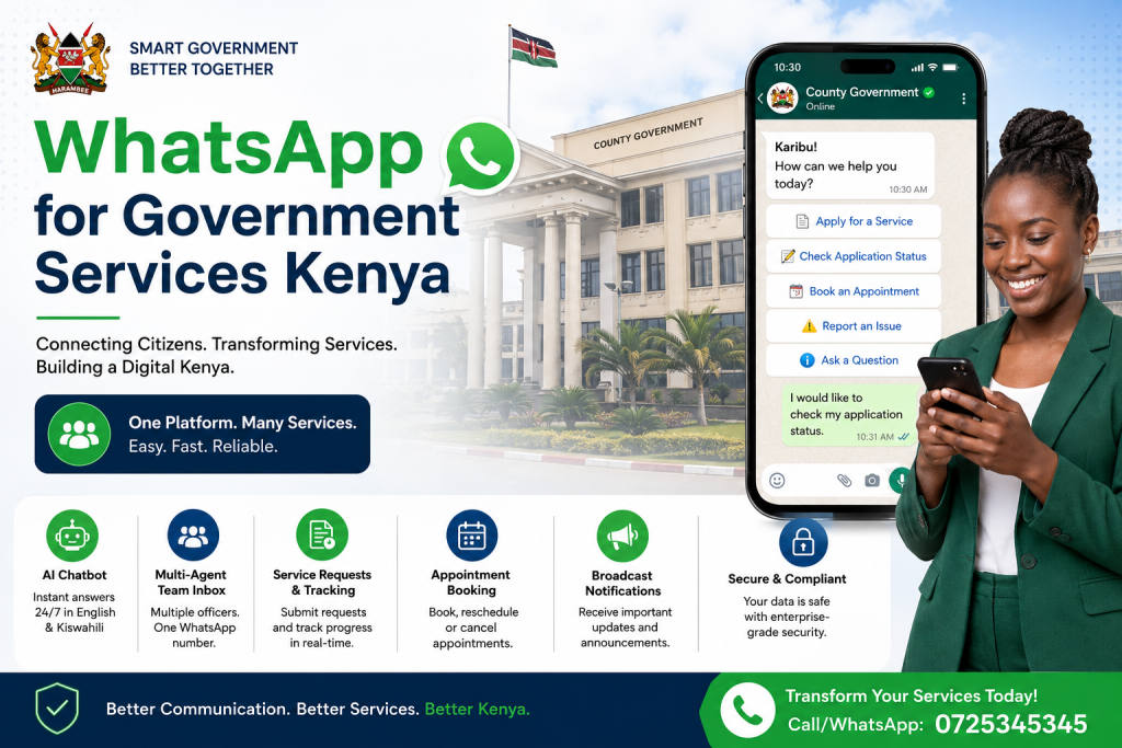 WhatsApp for Government Services Kenya
