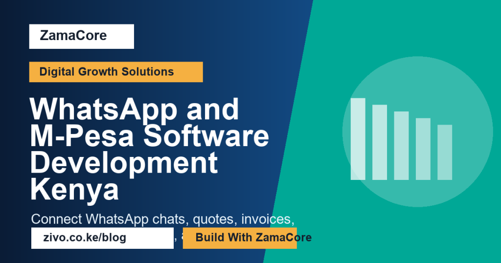 WhatsApp and M-Pesa Software Development Kenya