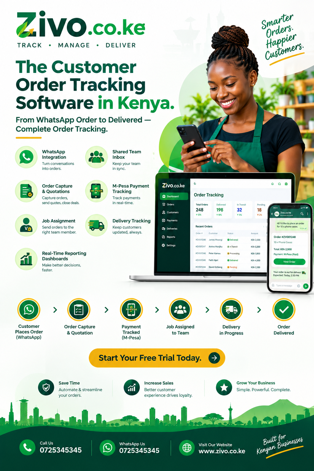 Customer Order Tracking Software in Kenya