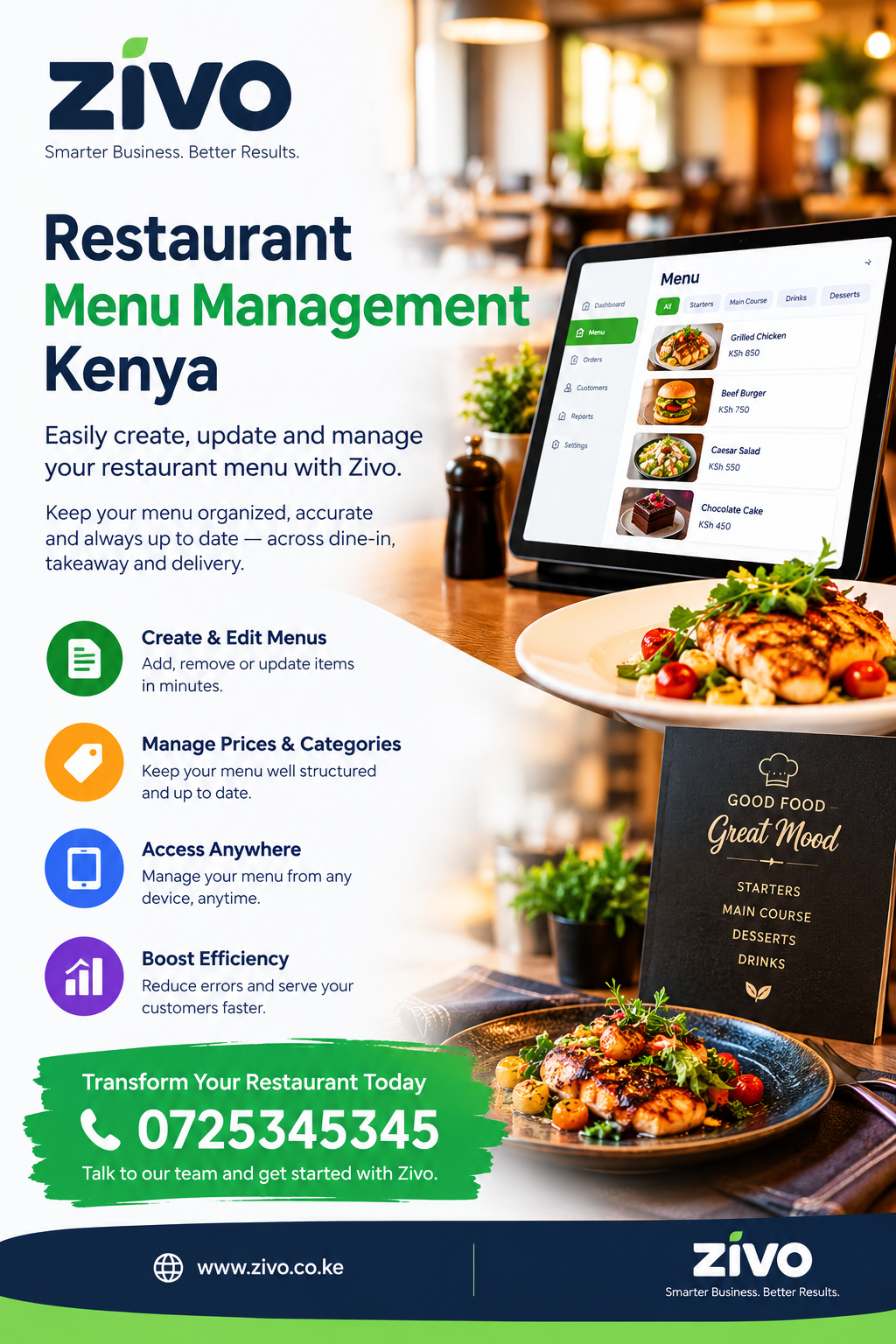 Restaurant Menu Management Kenya