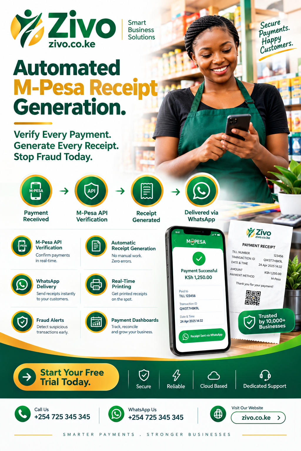 Automated M-Pesa Receipt Generation
