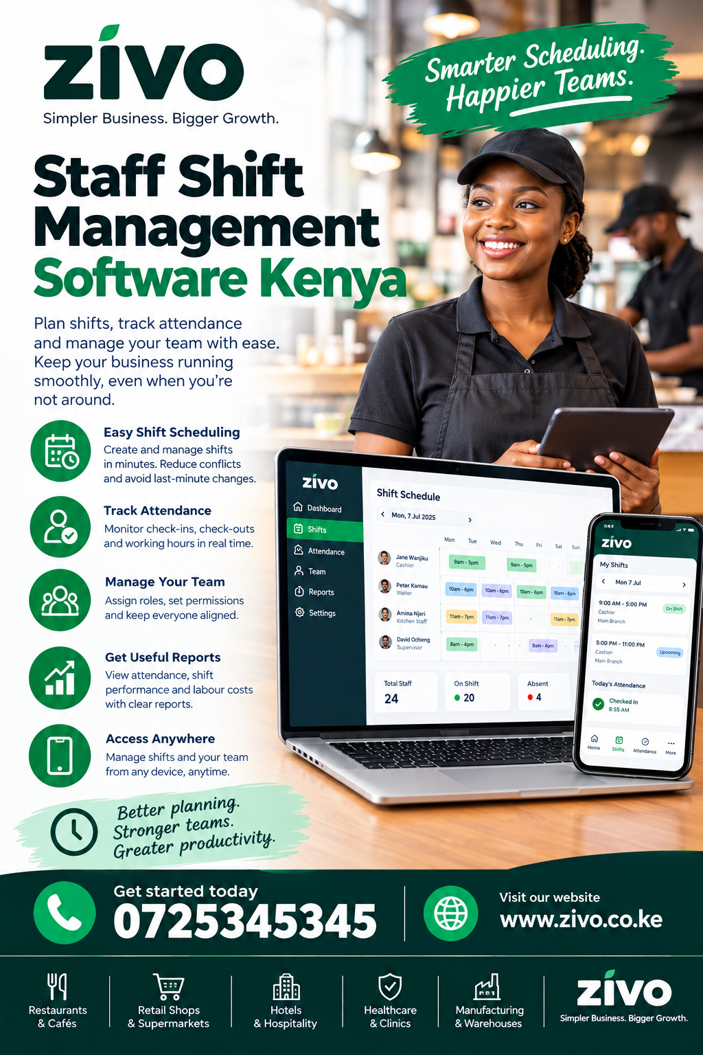 Staff Shift Management Software Kenya